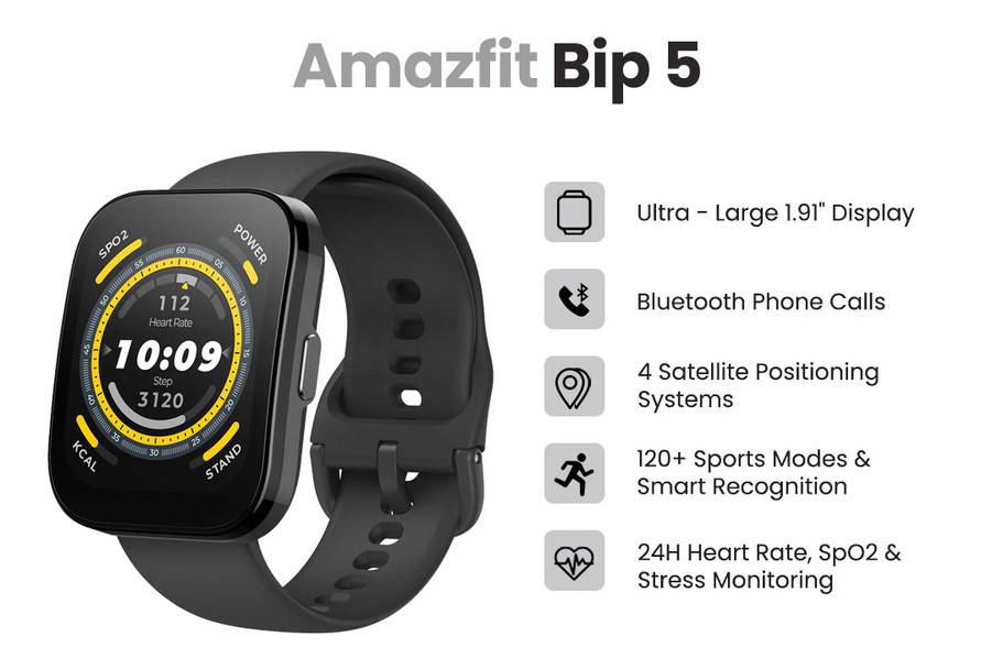 Amazfit Bip 5 (tokopedia.com/Amazfit Official)
