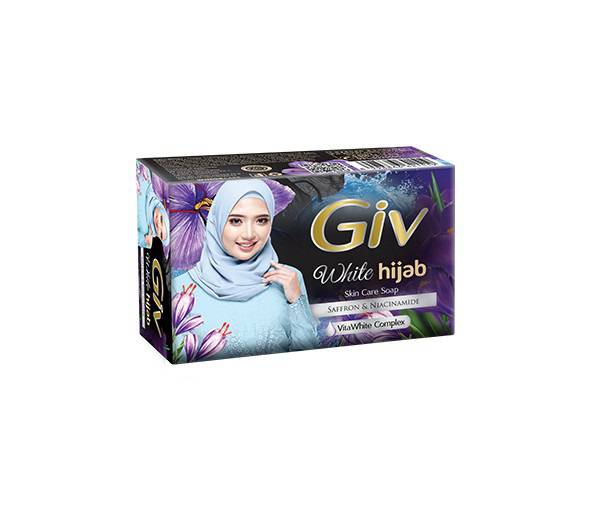 Giv White Hijab Sabun Mandi Batang Saffron & Niacinamide (Tokopedia/Wings Official Store)
