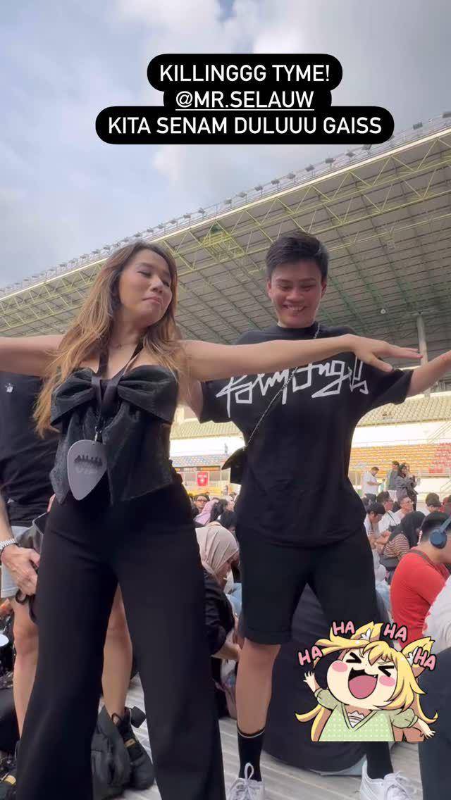 potret Cut Meyriska nonton Maroon 5 di Malaysia (instagram.com/cutratumeyriska)