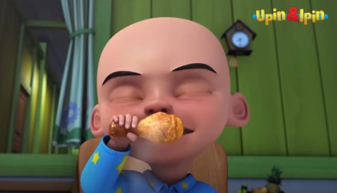 cuplikan Upin Ipin episode Dulu dan Sekarang (youtube.com/Les' Copaque Production)