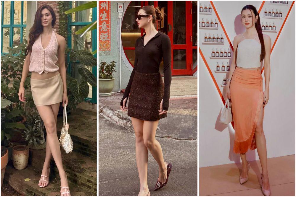 potret ide OOTD pakai skirt buat ke kantor hingga hangout ala Lorena Schuett (instagram.com/lalinalena)