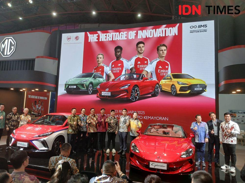 MG Motor Boyong 10 Unit Mobil ke IIMS 2025