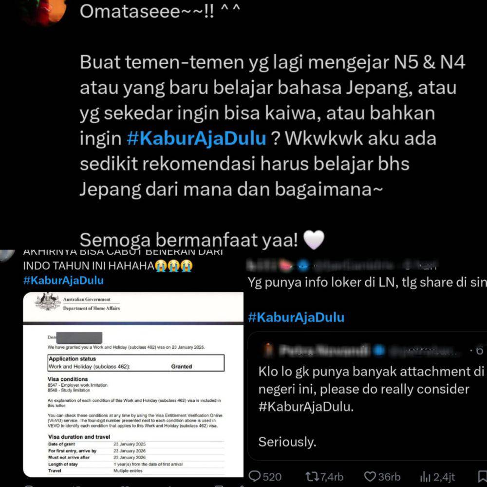 Warganet Aplikasi X (https://x.com/search?q=kaburajadulu&src=typeahead_click)