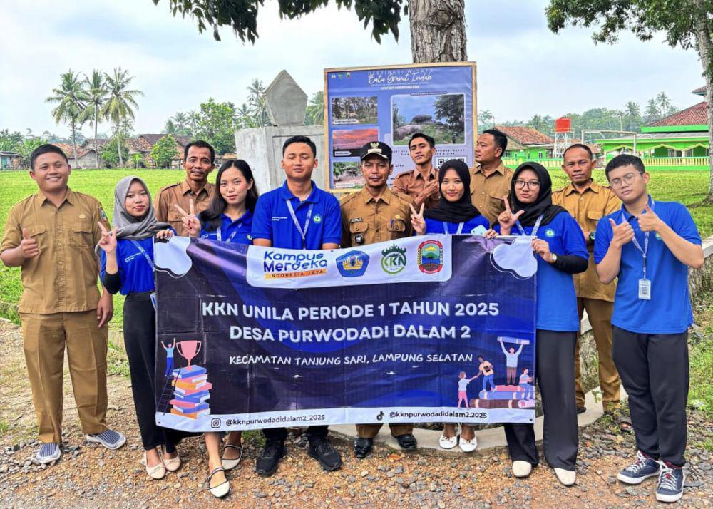 KKN Unila Bantu Warga Promosikan Geowisata Batu Granit Indah