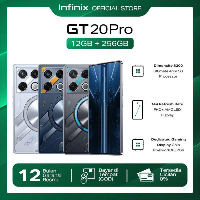 Infinix GT 20 Pro 5G (tokopedia.com/Infinix Official Store)