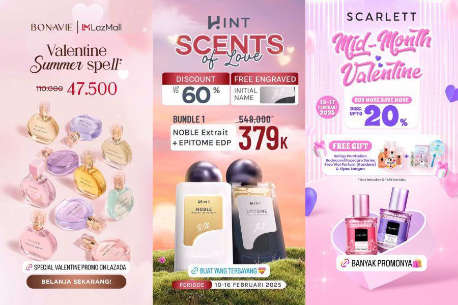 9 Diskon Parfum Khusus Valentine 2025, Harga Mulai Rp45 ribu!