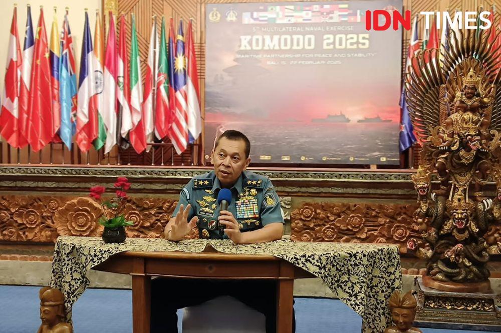 Kapal Perang 2 Negara Sudah Lego Jangkar di Perairan Bali