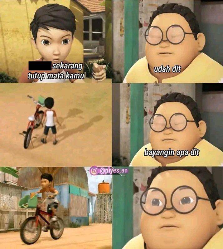 meme Dennis teman Adit & Sopo Jarwo (instagram.com/piyes.an)