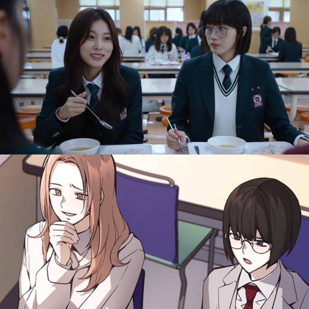 Drama dan Webtoon Friendly Rivalry (dok. U+ Movile TV/Friendly Rivalry | dok. Webtoon/Friendly Rivalry)