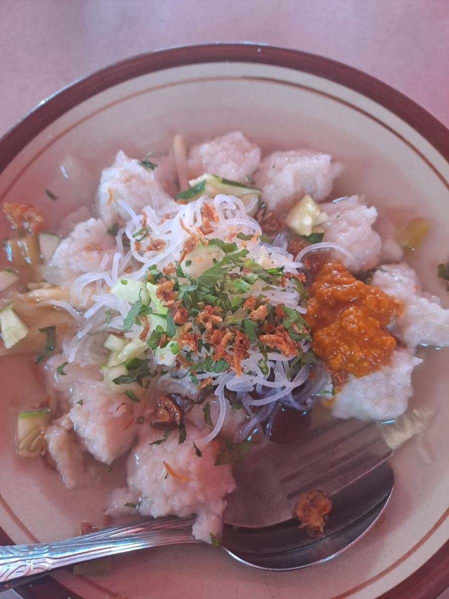 Tekwan makanan khas Bangka Belitung (dok pribadi/Cici Nasya Nita)