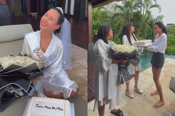 7 Potret Bridal Shower Shenina Cinnamon, Dirayakan Sahabat Terdekat