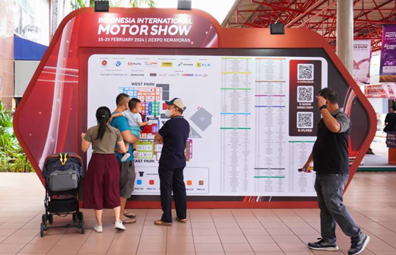 ilustrasi lokasi penjemputan shuttle bus gratis IIMS 2024 (dok. TRAC)