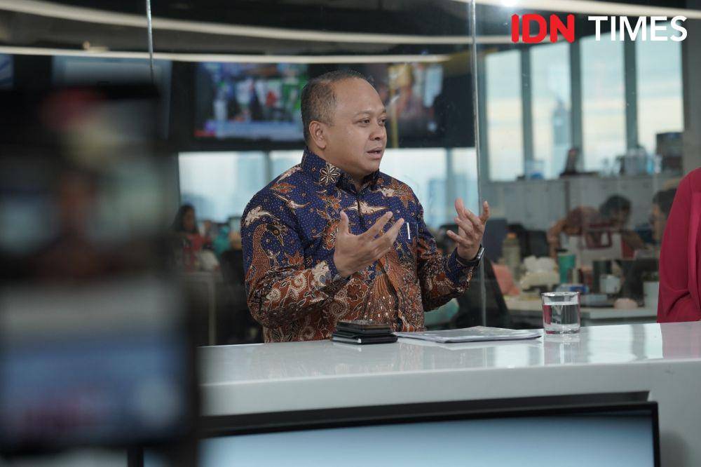 Dubes RI untuk Turki, Achmad Rizal Purnama dalam acara Real Talk with Uni Lubis by IDN Times pada Jumat (14/2/2025). (IDN Times/Krisnaji Iswandani)
