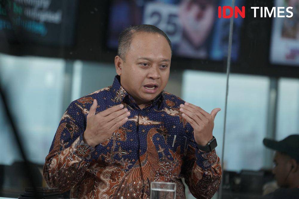Dubes RI untuk Turki, Achmad Rizal Purnama dalam acara Real Talk with Uni Lubis by IDN Times pada Jumat (14/2/2025). (IDN Times/Krisnaji Iswandani)
