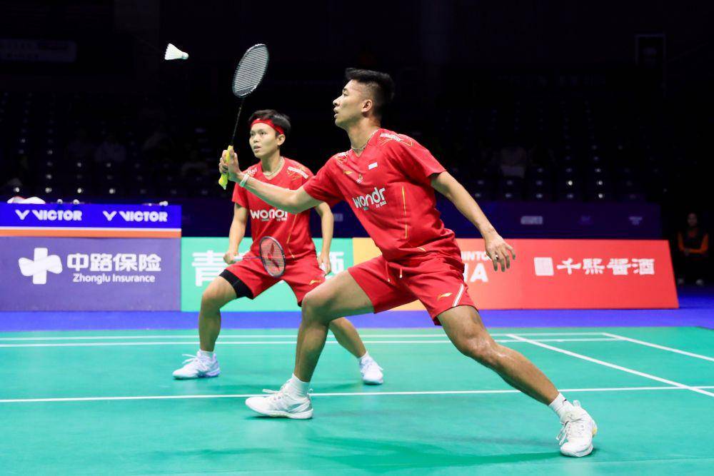 Dejan Ferdinansyah/Siti Fadia Silva Ramadhanti di perempat final Kejuaraan Beregu Campuran Asia (BAMTC) 2025 (dok. PP PBSI)