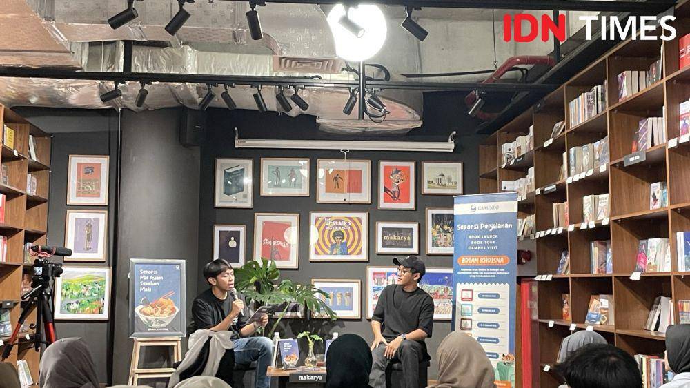 Seporsi Mie Ayam Sebelum Mati diluncurkan pada Jumat (14/2/25) bertempat di Makarya, Jakarta Pusat. (IDN Times/Dina Salma)