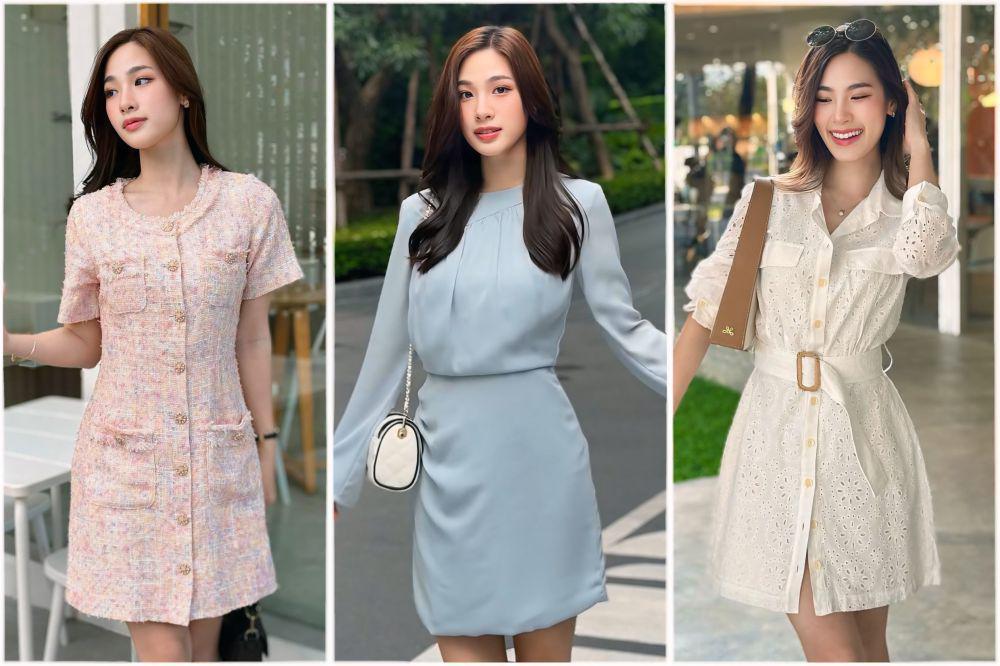 potret ide OOTD pakai dress untuk acara kantor ala Tita Pathitta (instagram.com/tita.pathitta)