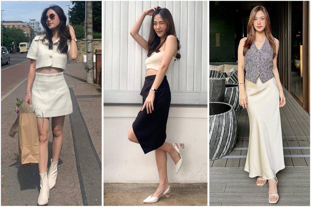 potret ide OOTD classy and badass look pakai skirt ala Tita Pathitta (instagram.com/tita.pathitta)