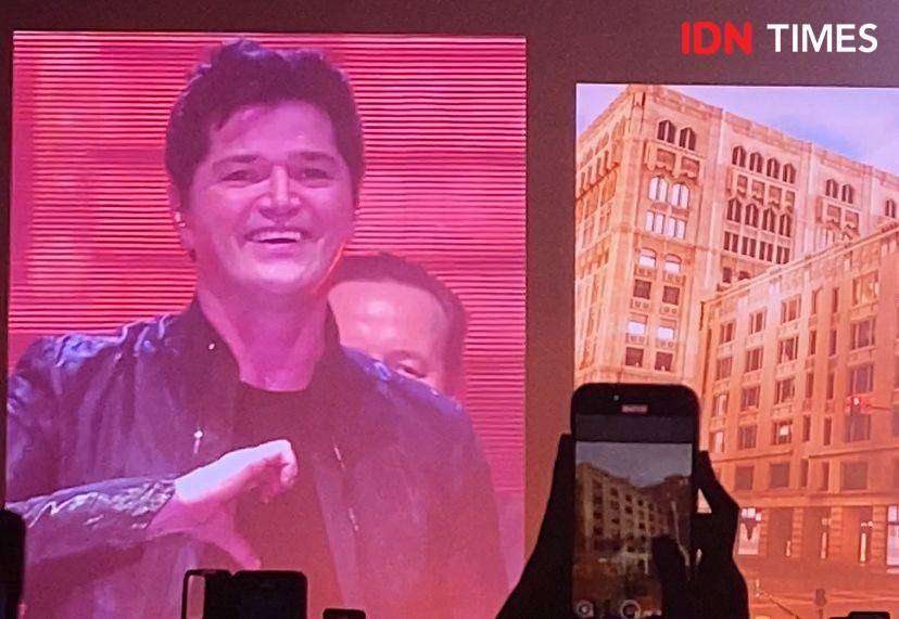 potret konser The Script “Satellites World Tour” di ICE BSD City, Tangerang, pada Jumat (14/2/2025) (dok. IDN Times/Rani Asnurida)