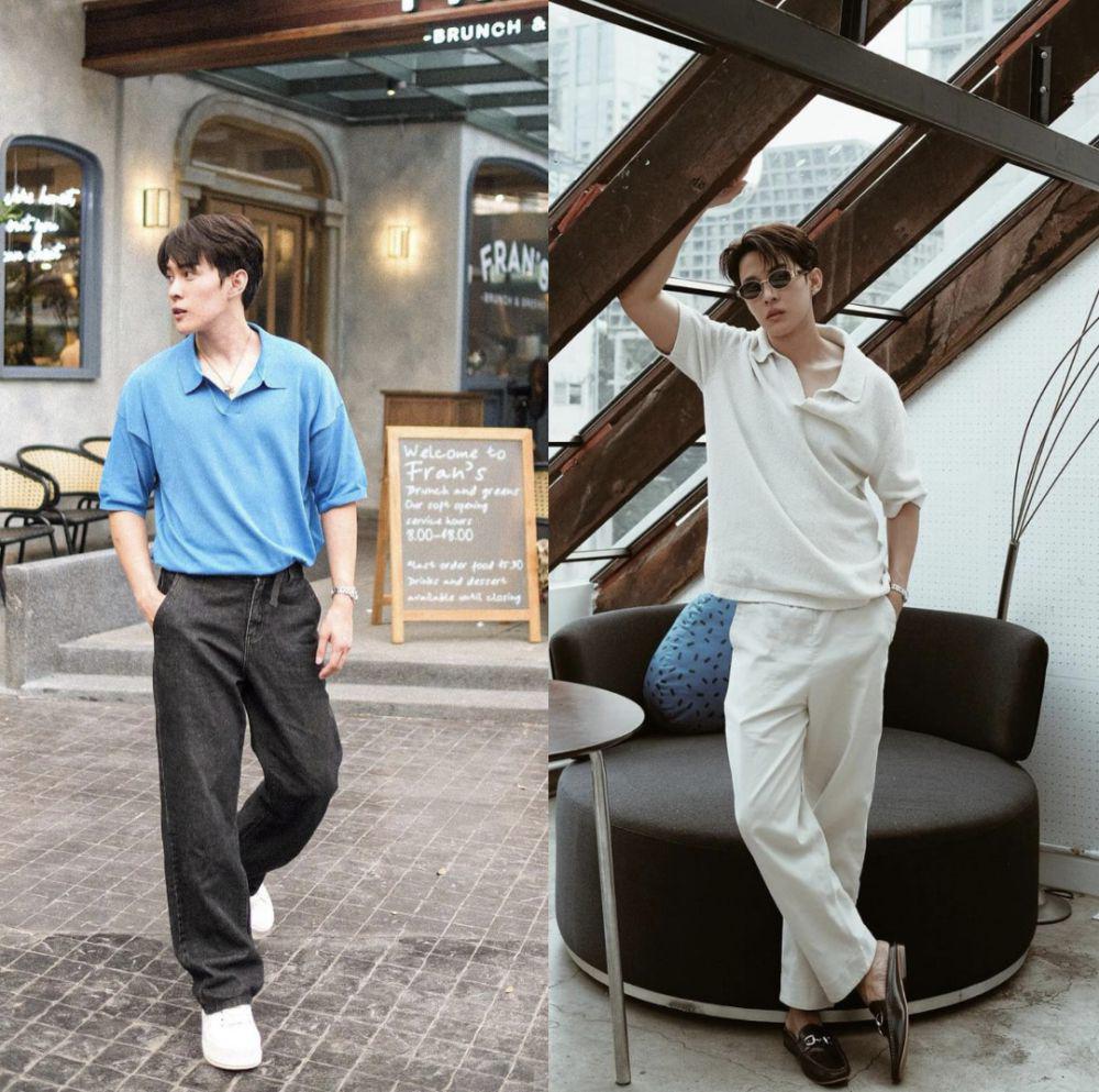9 Inspirasi OOTD Polo Shirt ala Tod Pranopong, Comfortable Style!