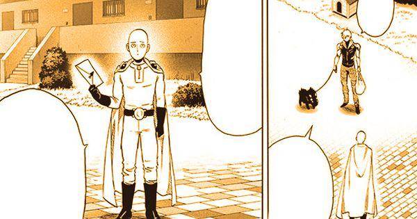 Saitama menerima surat tantangan ( Dok. tonarinoyj.jp/One Punch Man )