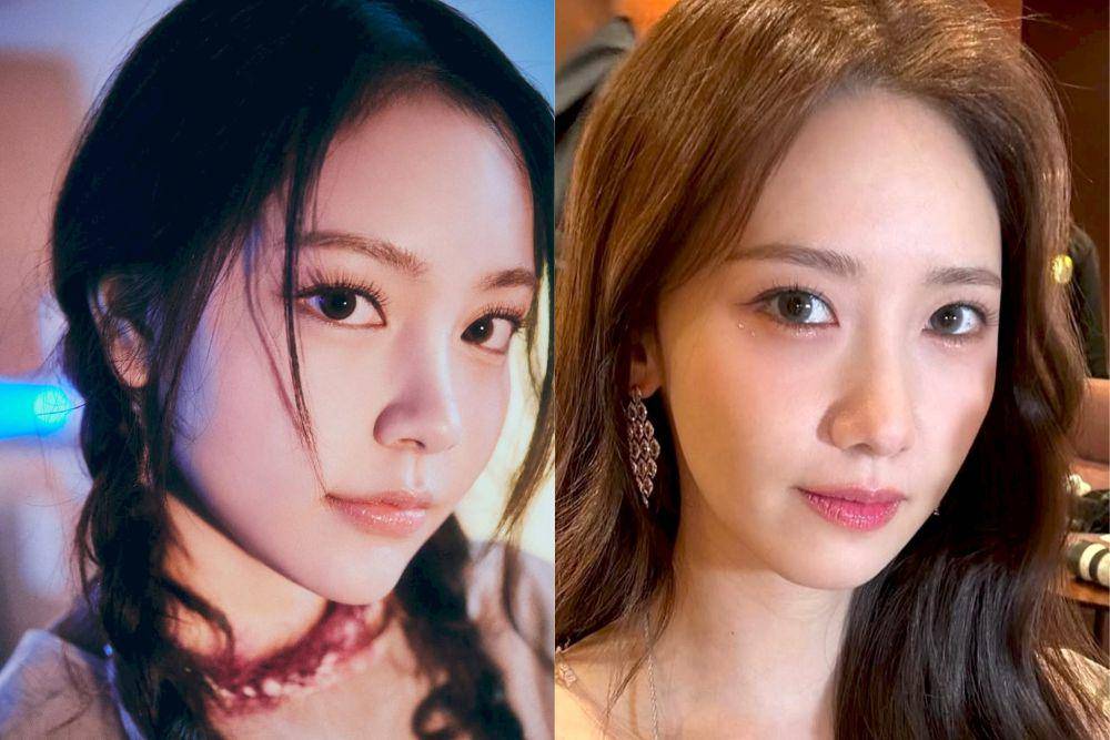 potret mirip Carmen Hearts2Hearts dan Yoona SNSD (instagram.com/hearts2hearts | instagram.com/yoona__lim)