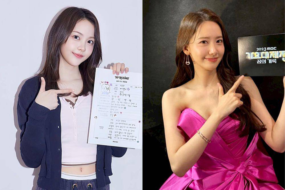 potret mirip Carmen Hearts2Hearts dan Yoona SNSD (instagram.com/hearts2hearts | instagram.com/yoona__lim)