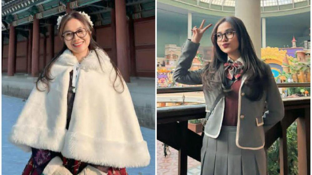9 Potret Mayang Lucyana Liburan di Korea Selatan, Super Menyenangkan