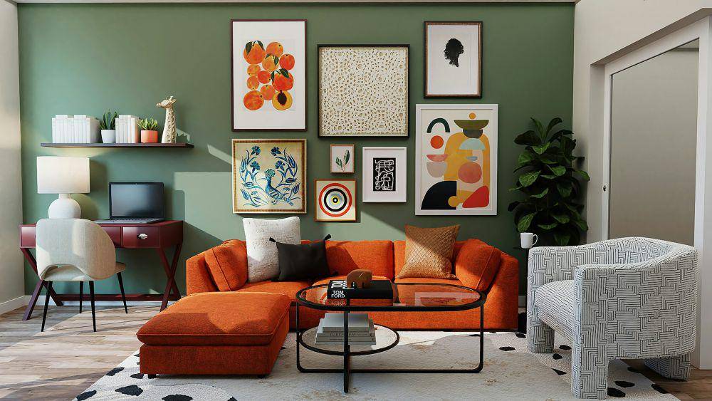ilustrasi rumah bergaya Bohemian (unsplash.com/Spacejoy)
