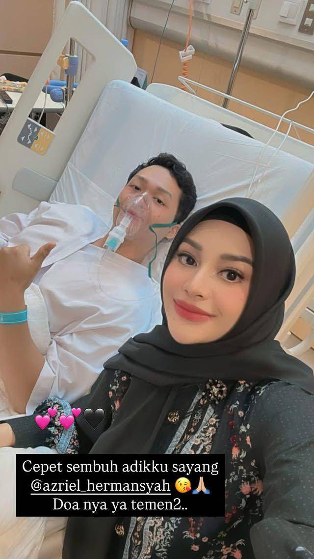 potret Azriel masuk rumah sakit (instagram.com/krisdayantilemos)