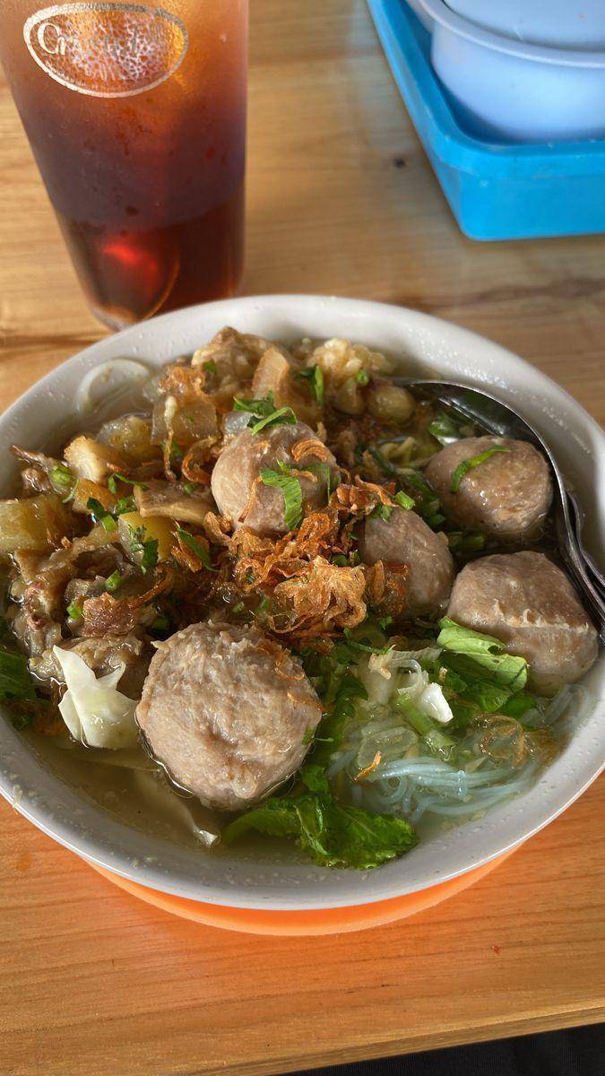 Ilustrasi Bakso/pinterest.com