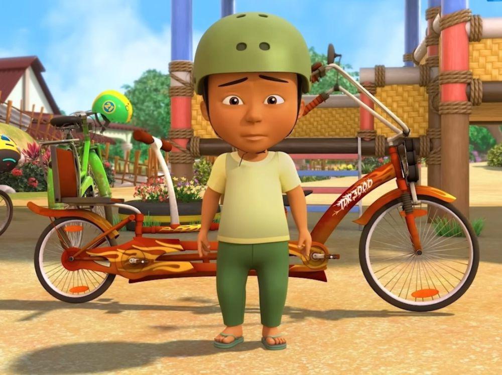 4 Fakta Tersembunyi Ijat di Upin dan Ipin Episode Basikal Kawanku
