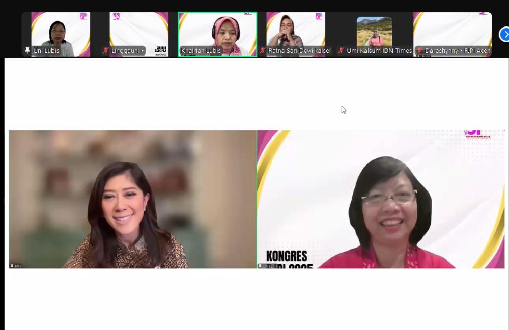 Jurnalis Berdaya di Era AI, Menteri Komdigi Apresiasi Kongres FJPI