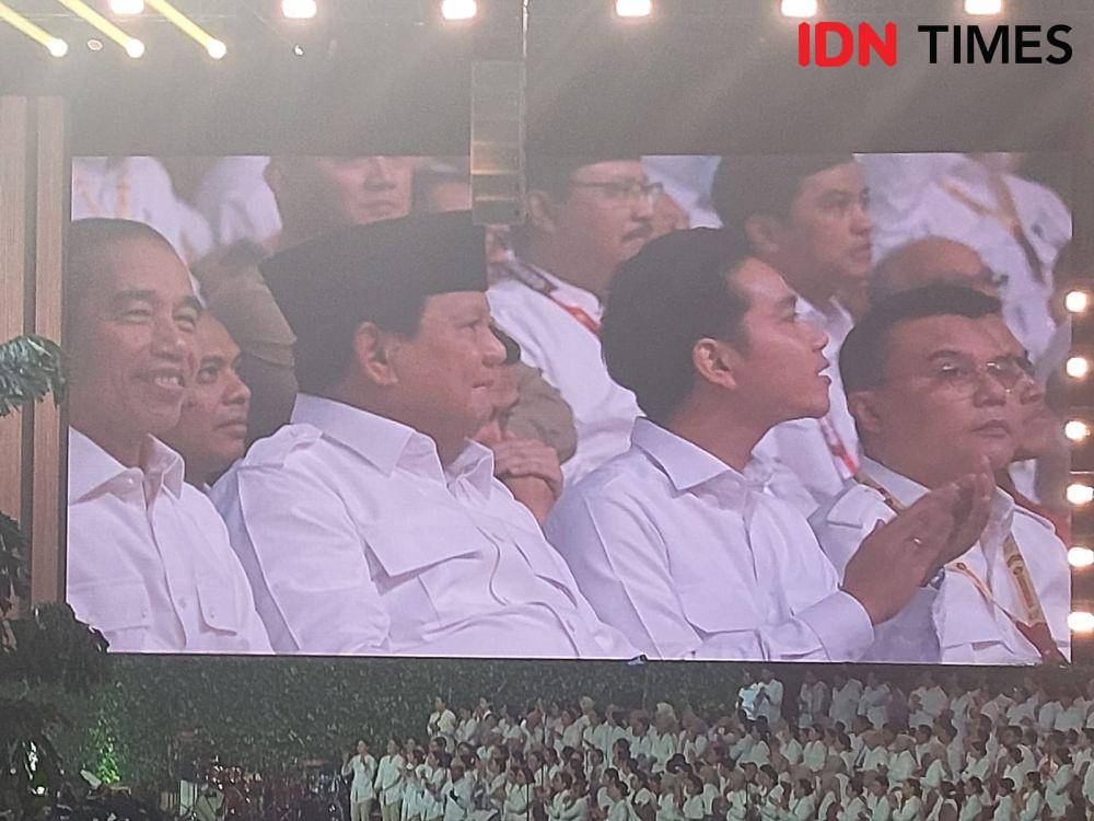HUT ke-17 Partai Gerindra di SICC dihadiri oleh Joko Widodo (IDN Times / Santi Dewi)