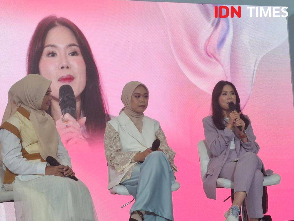 Talkshow di Wardah Colourverse yang berlangsung di Senayan City Mall, Jumat (14/2/2025). IDN Times/Adyaning Raras