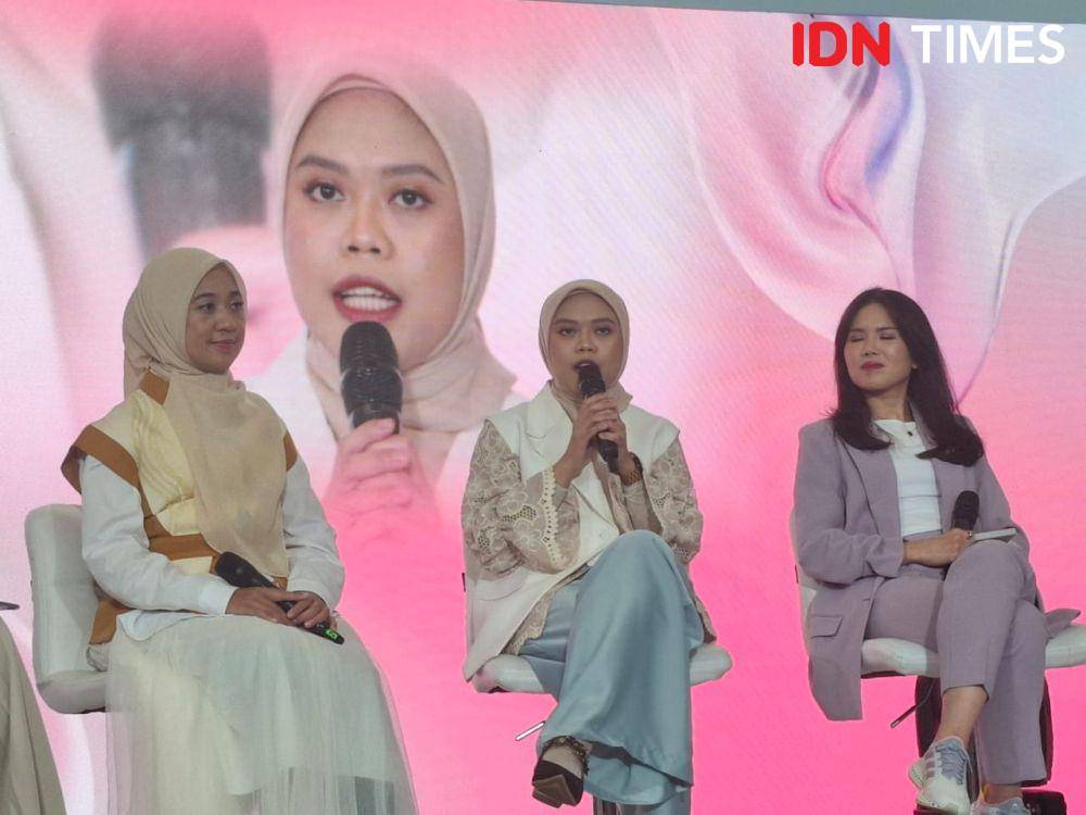 Talkshow di Wardah Colourverse yang berlangsung di Senayan City Mall, Jumat (14/2/2025). IDN Times/Adyaning Raras