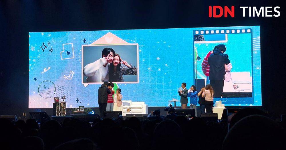 Hwang In Yeop Fanmeeting Tour In Love Jakarta di The Kasablanka, Sabtu (15/2/2025). (IDN Times/Rifky Oktarian)