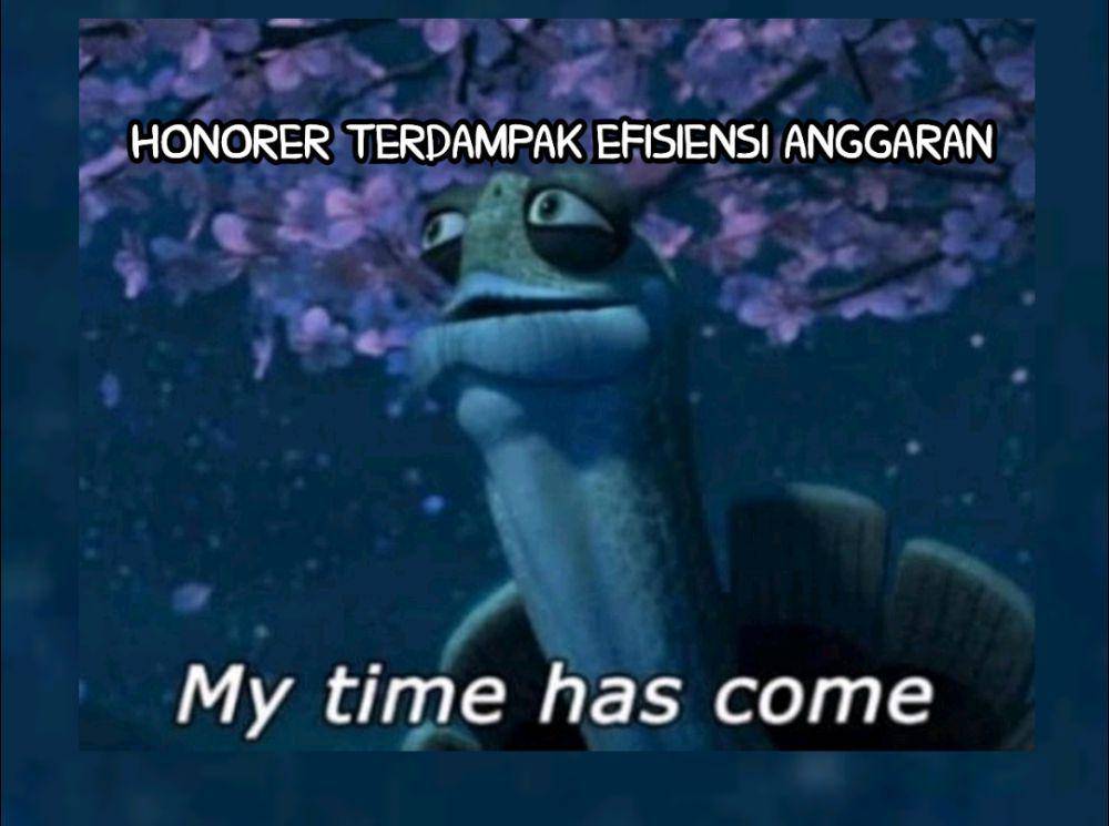 meme efisiensi anggaran (dok. pribadi/Iip Afifullah)