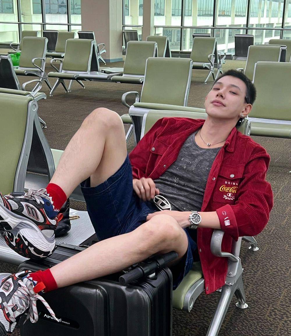 outfit short pants ala Daou Pittaya (instagram.com/oueiija)