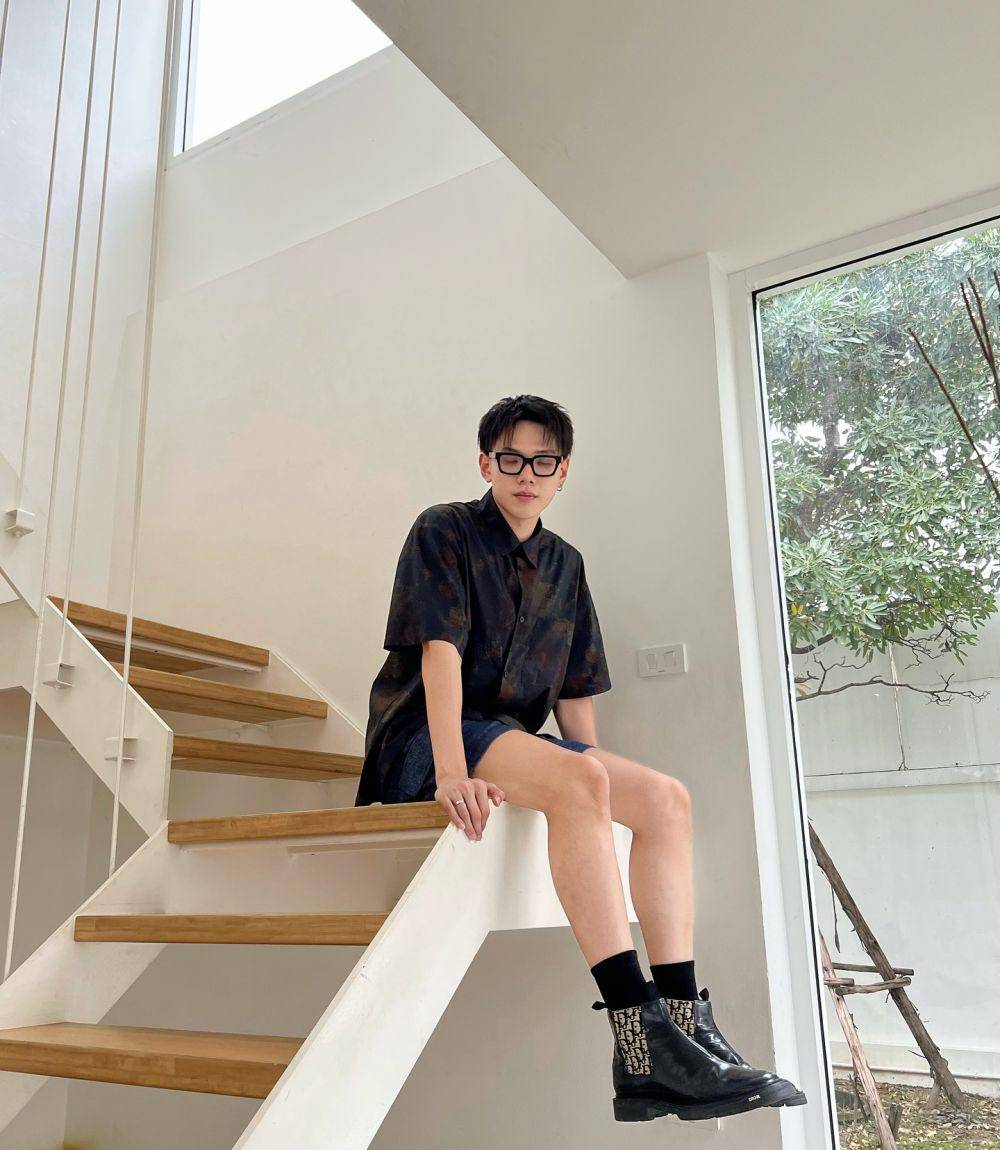 outfit short pants ala Daou Pittaya (instagram.com/oueiija)