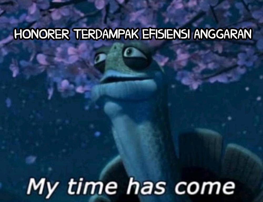 meme efisiensi anggaran (dok. pribadi/Iip Afifullah)