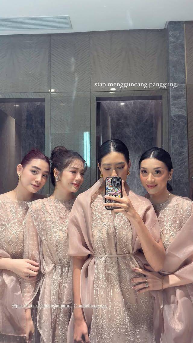 potret eks member Princess jadi bridesmaid pernikahan Elma Agustin (instagram.com/danitasigarlaki)