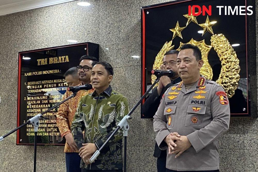 Menhut Raja Juli Temui Kapolri, Minta Bantuan Atasi Karhutla