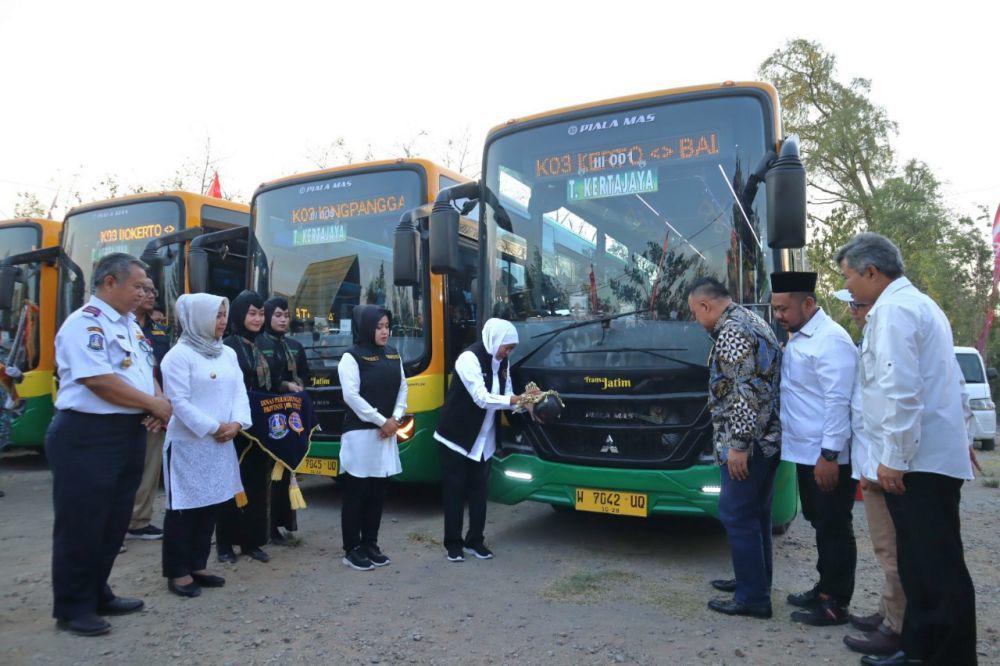 Bus Trans Jatim Koridor VI Siap Beroperasi
