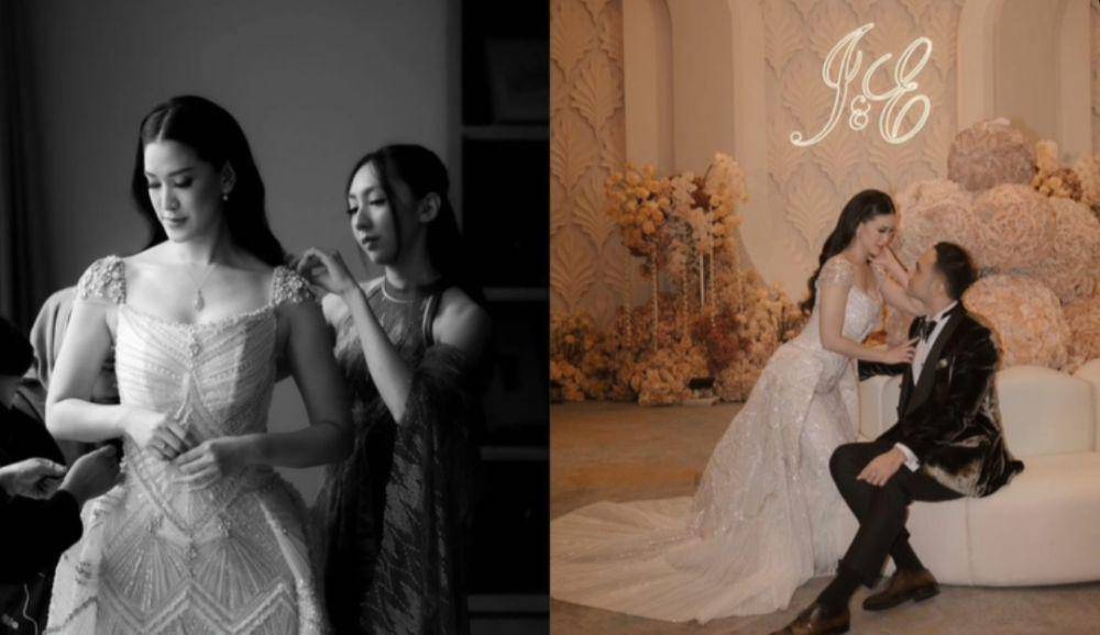 Resepsi pernikahan Elma Agustin dan Ihsan Fadhlur Rahman. (Instagram.com/fhidayani)