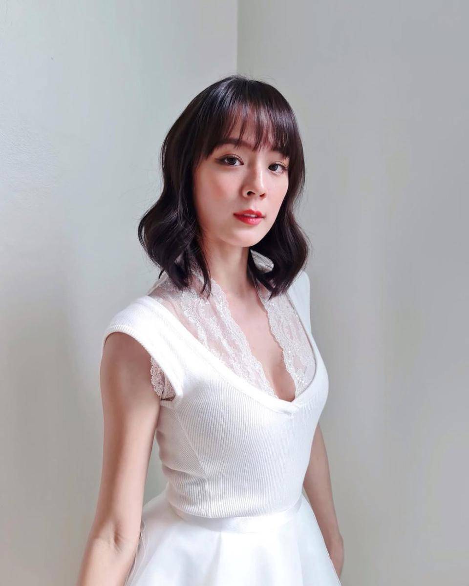 potret ide gaya rambut sebahu yang simpel dan elegan ala Pattie Ungsumalynn (instagram.com/pattieung)