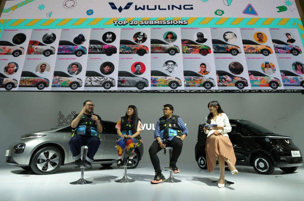 Pengumuman pemenang dilakukan di booth Wuling di IIMS 2025 (Wuling)