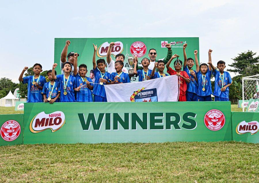 10.000 Pesepak Bola Indonesia Muda Bertanding di MILO National 2025