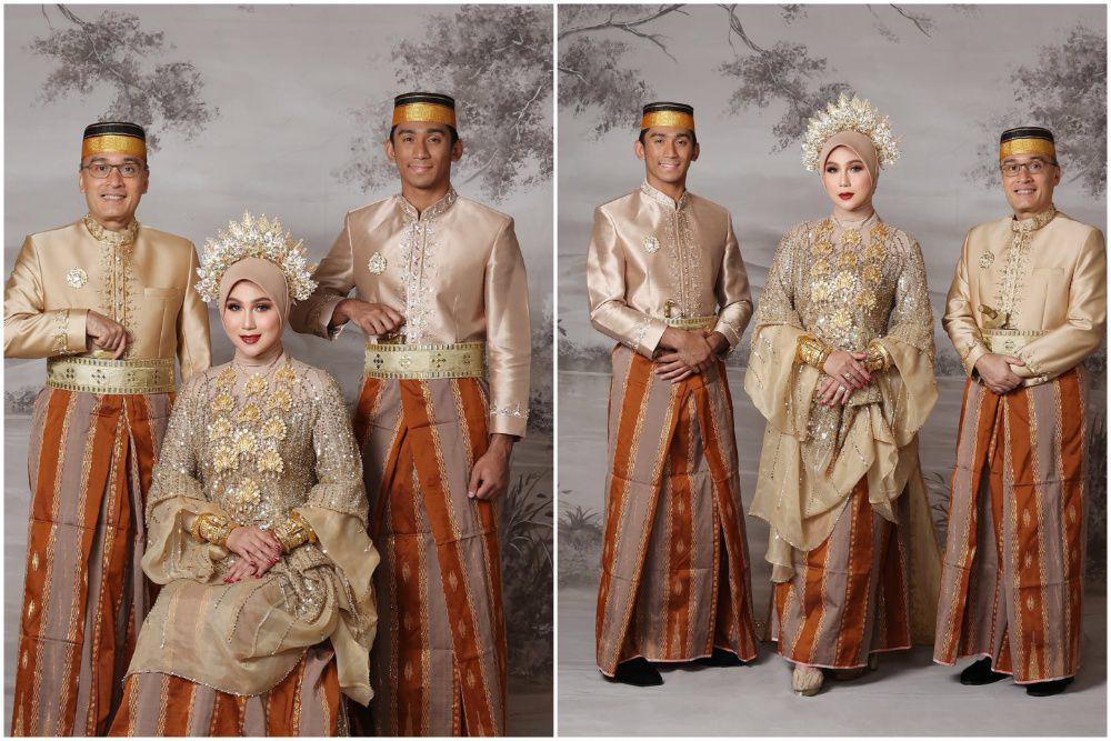 8 Photoshoot Keluarga Marini Zumarnis dengan Baju Adat Bugis