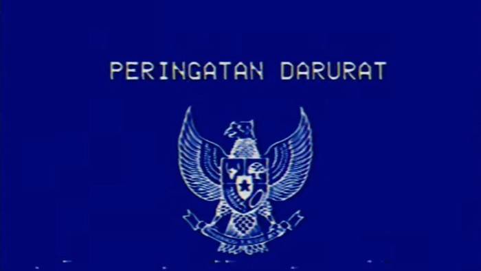 Peringatan darurat (Dok. X)